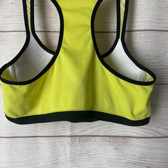 Retro Urbanology Yellow and Black Sports Bra Underwire Racerback Size 36/38 B/C - Picture 6 of 14